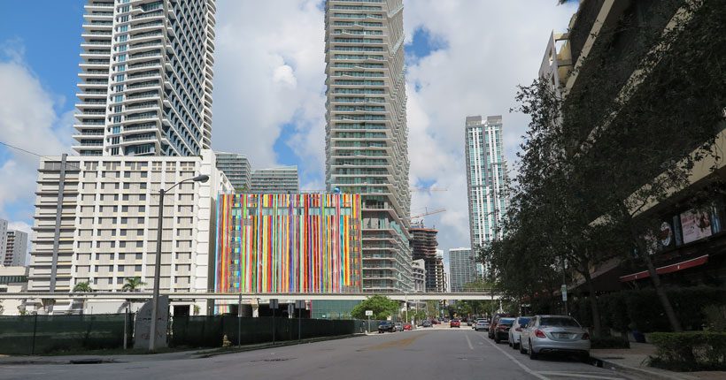 New buildings in Brickell in Miami.