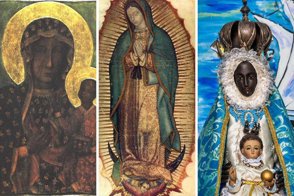 Images of Black Madonnas.