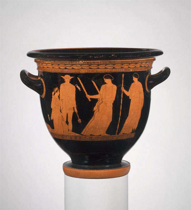 Terracotta bell-krater.