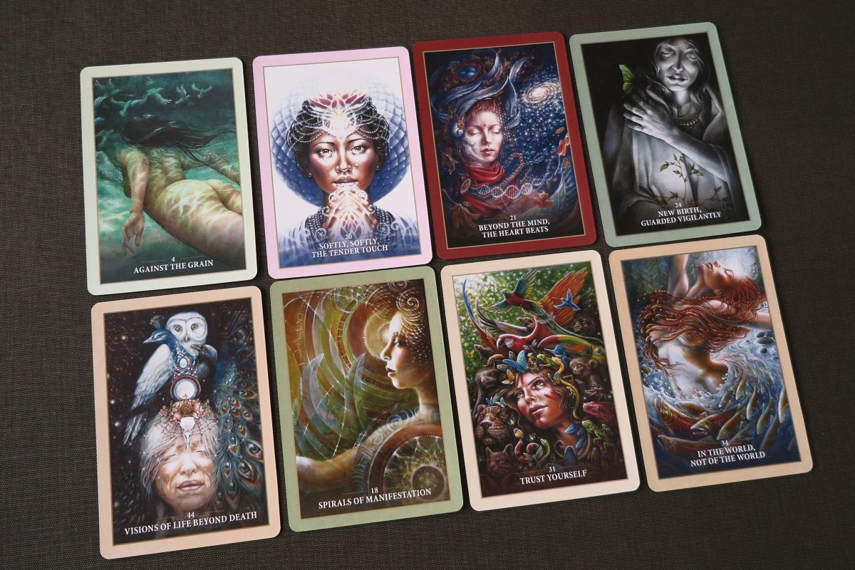 Sacred Rebels Oracle cards.