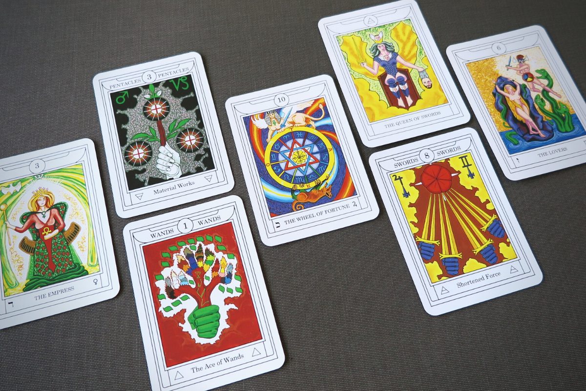 The Golden Dawn Magical Tarot cards.