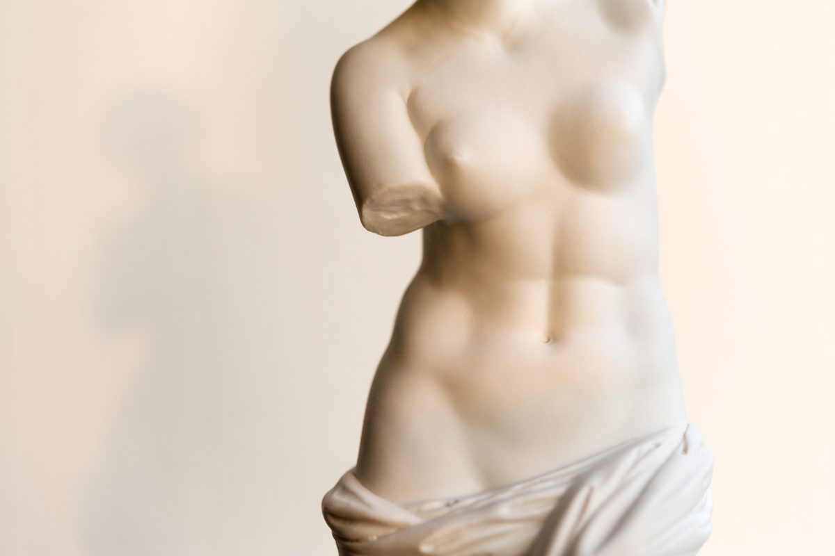 Venus de Milo in evening sunlight