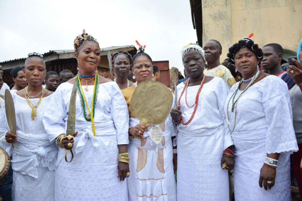 Osun devotees in Osogbo.