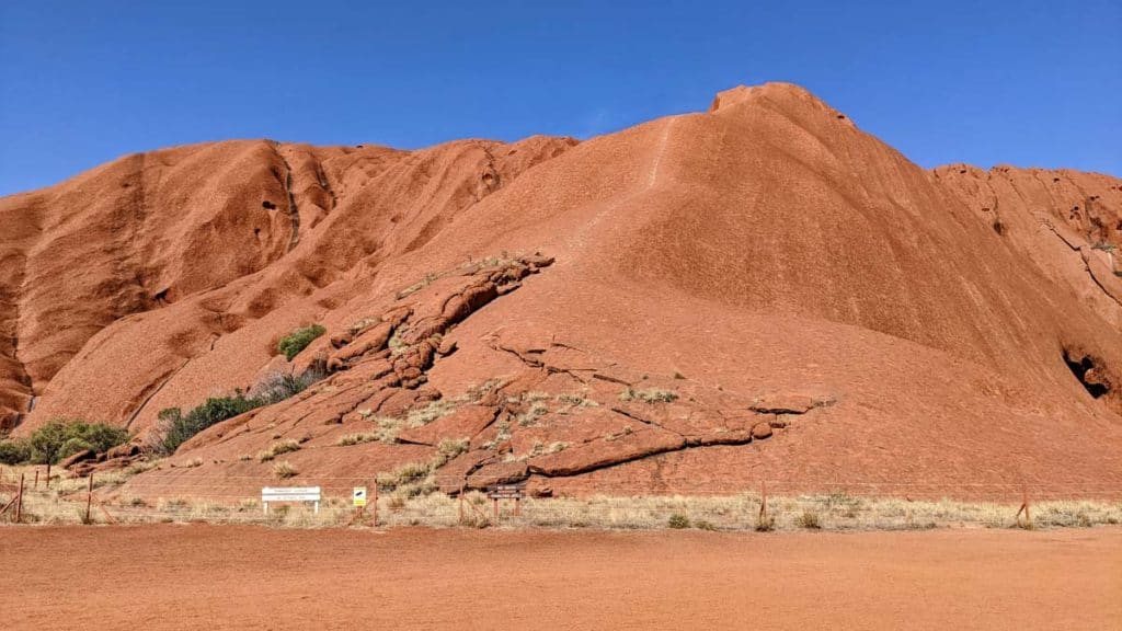 Uluru climbing trail.