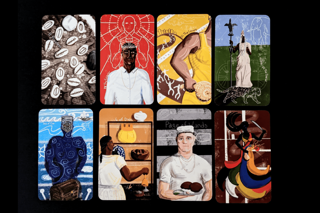 The Orisha Tarot cards.