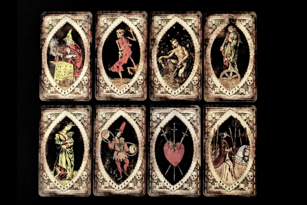 Samhain Deck of the Bastard tarot cards.