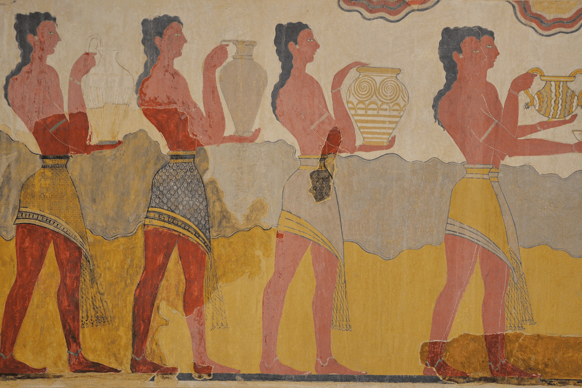 Minoan Procession Fresco.