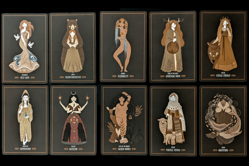 Guidance of the Goddess Oracle cards.