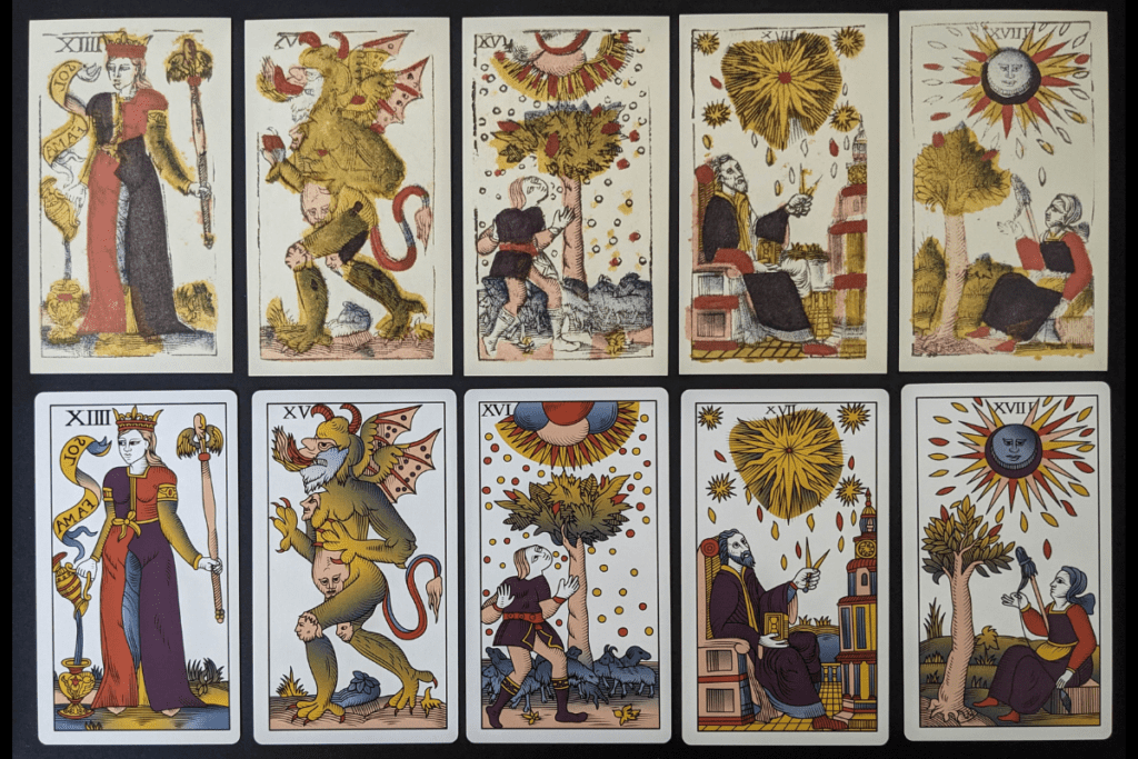 Jacques Vieville tarot cards