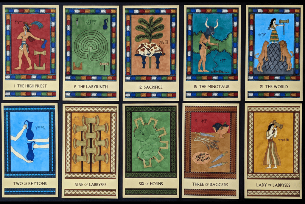 Minoan Tarot cards.