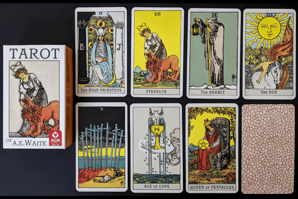 Tarot of A.E. Waite cards