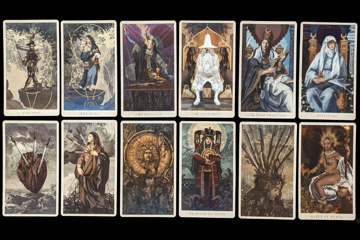 Terra Volatile Tarot cards.