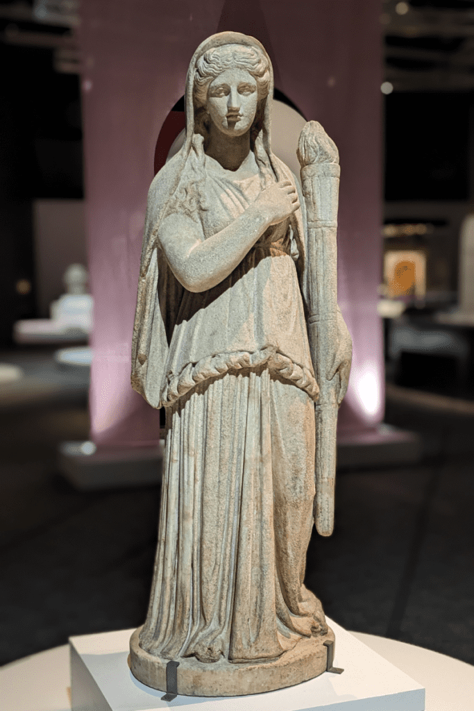 Statue of Demeter, Greece, 100-200 CE.