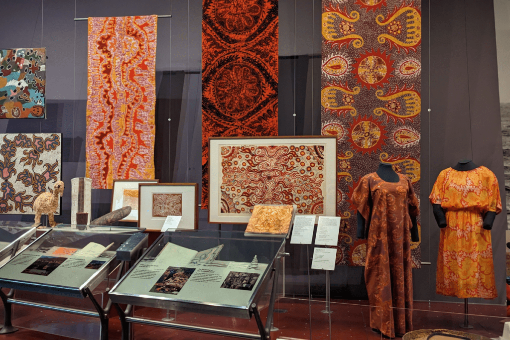 Aboriginal art at the National Museum of Australia.