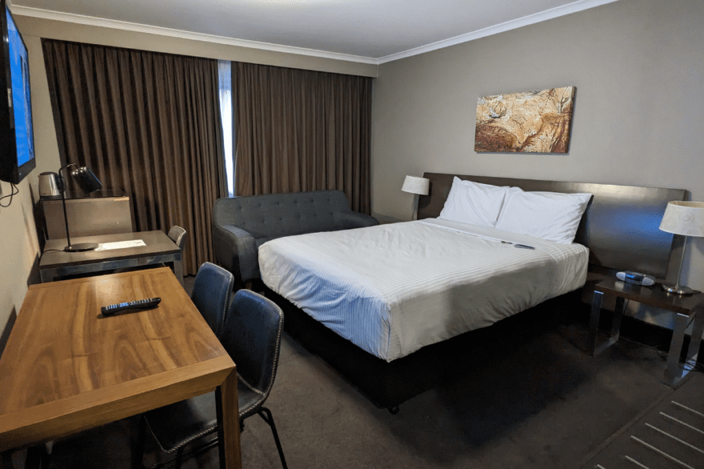Pavilion on Northbourne hotel room.