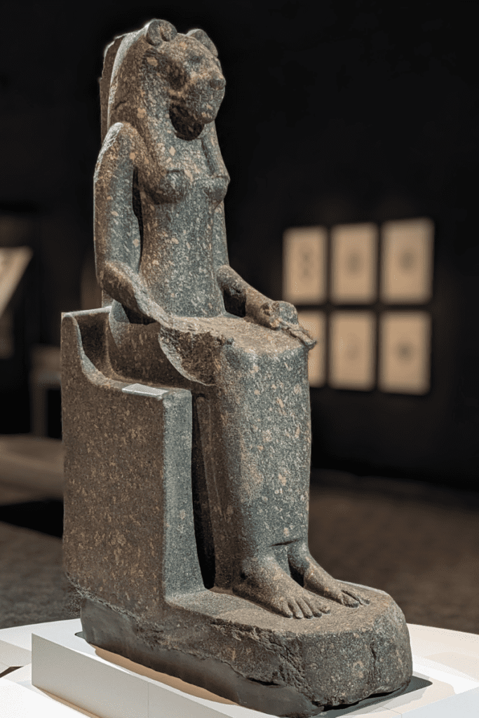 Statue of Sekhmet, Egypt, about 1391-1353 BCE.
