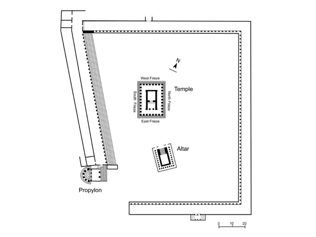 Map of the Sanctuary of Hekate at Lagina.