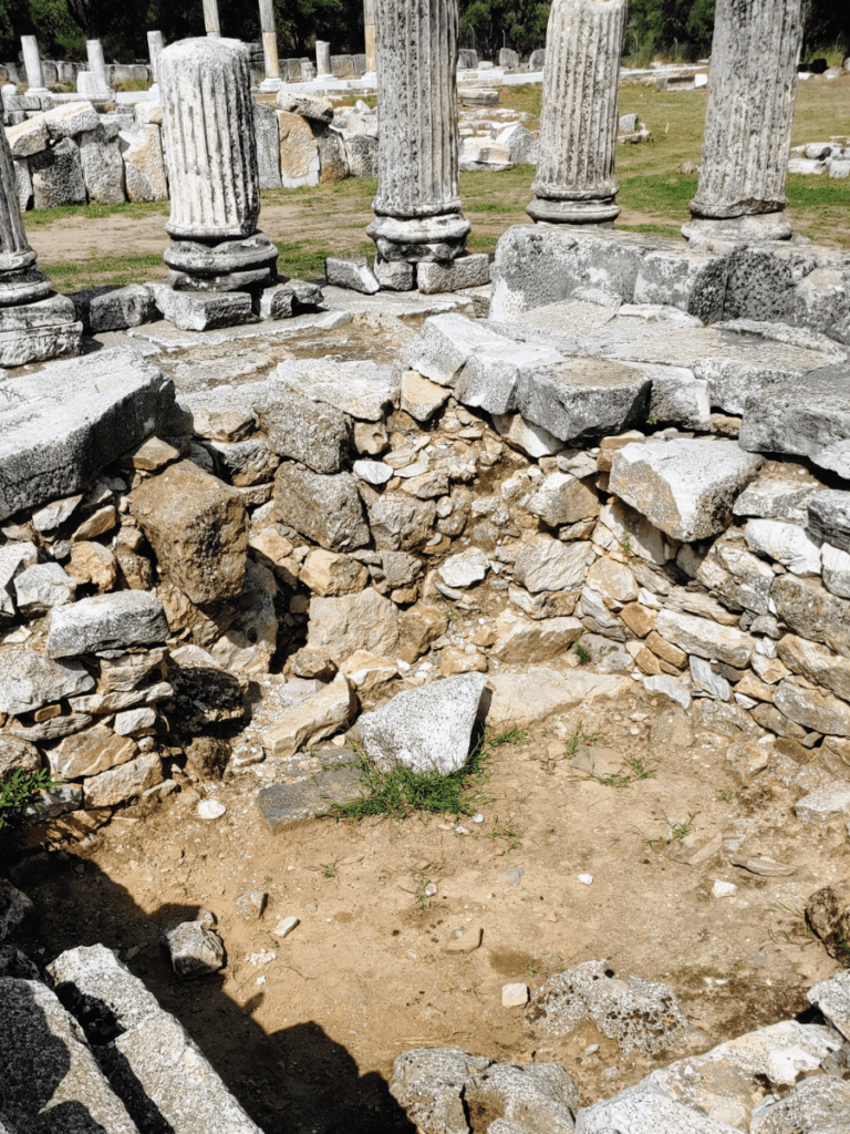 The naos in the Temple of the Hekate at Lagina.