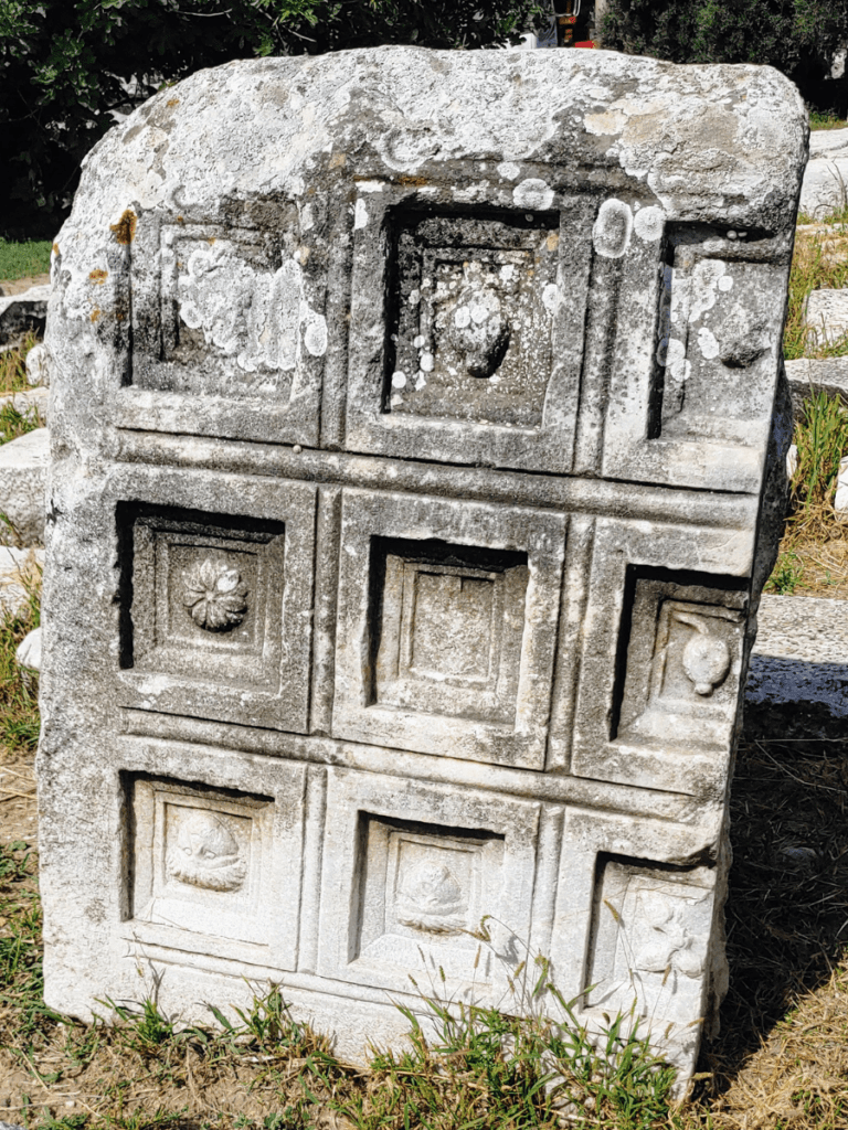 Coffers at the Temple of Hekate at Lagina.