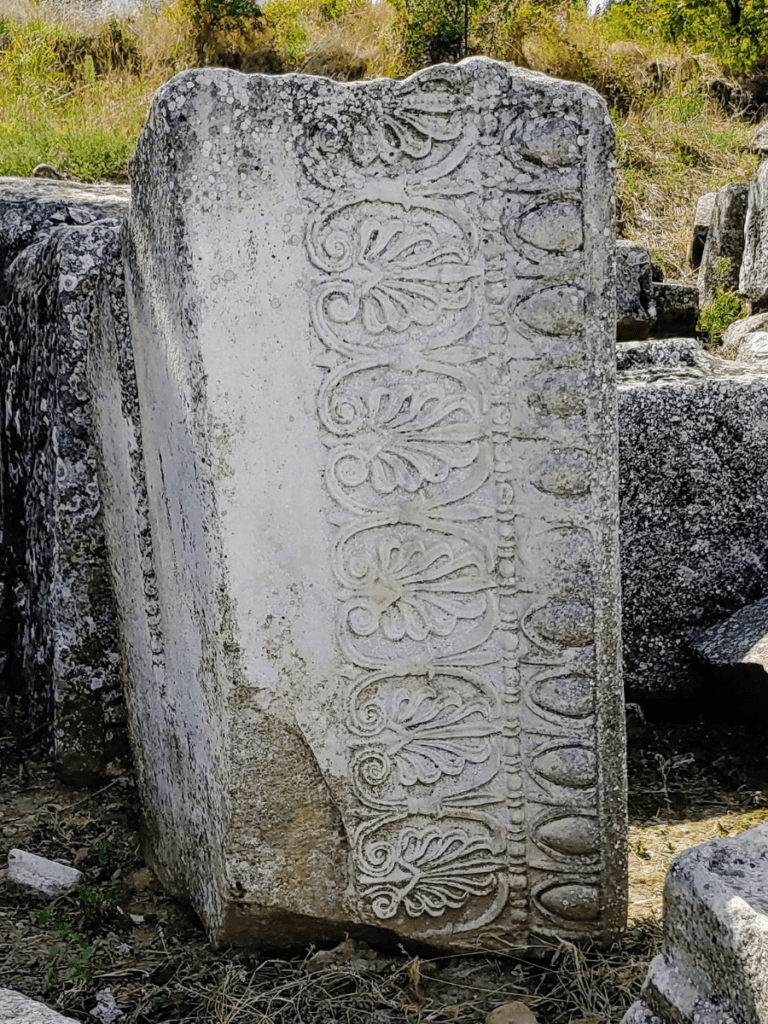 An entablature from the Temple of Hekate at Lagina.