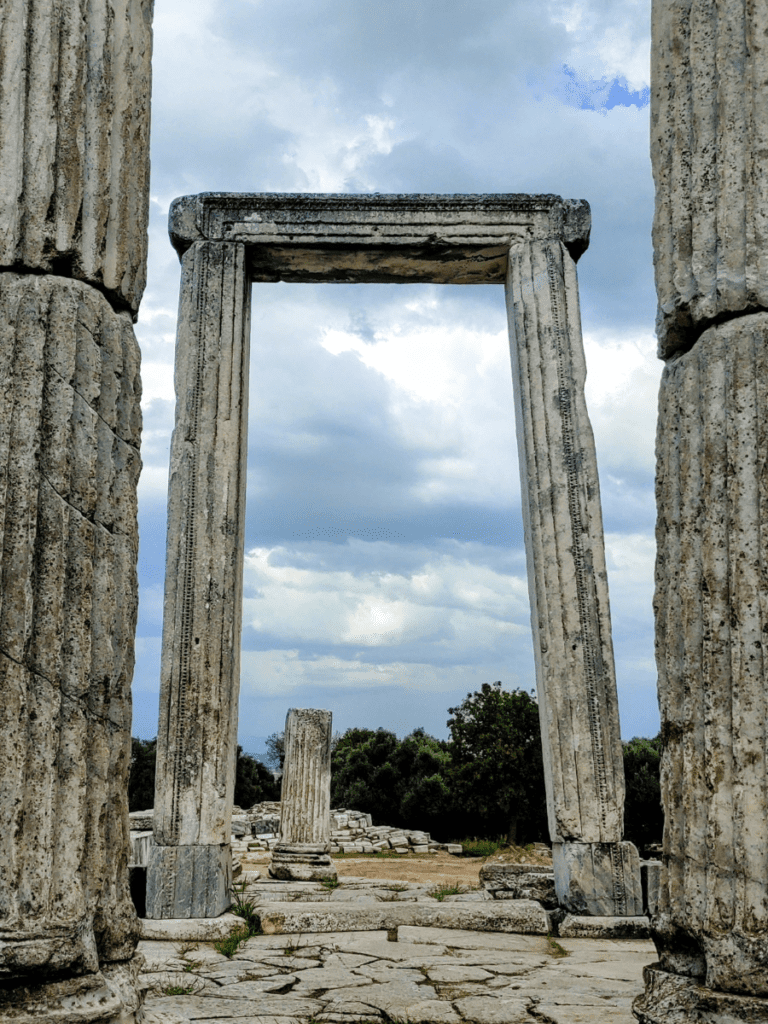 The propylon at the Sanctuary of Hekate in Lagina.