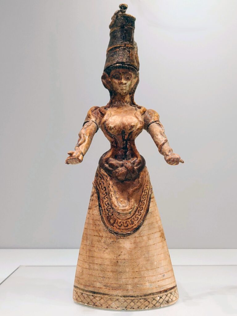Minoan Snake Goddess figurine.