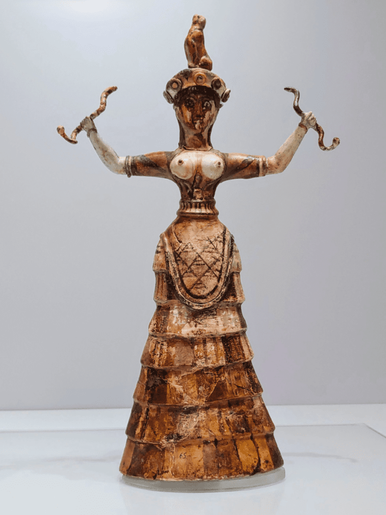 Minoan Snake Goddess figurine.