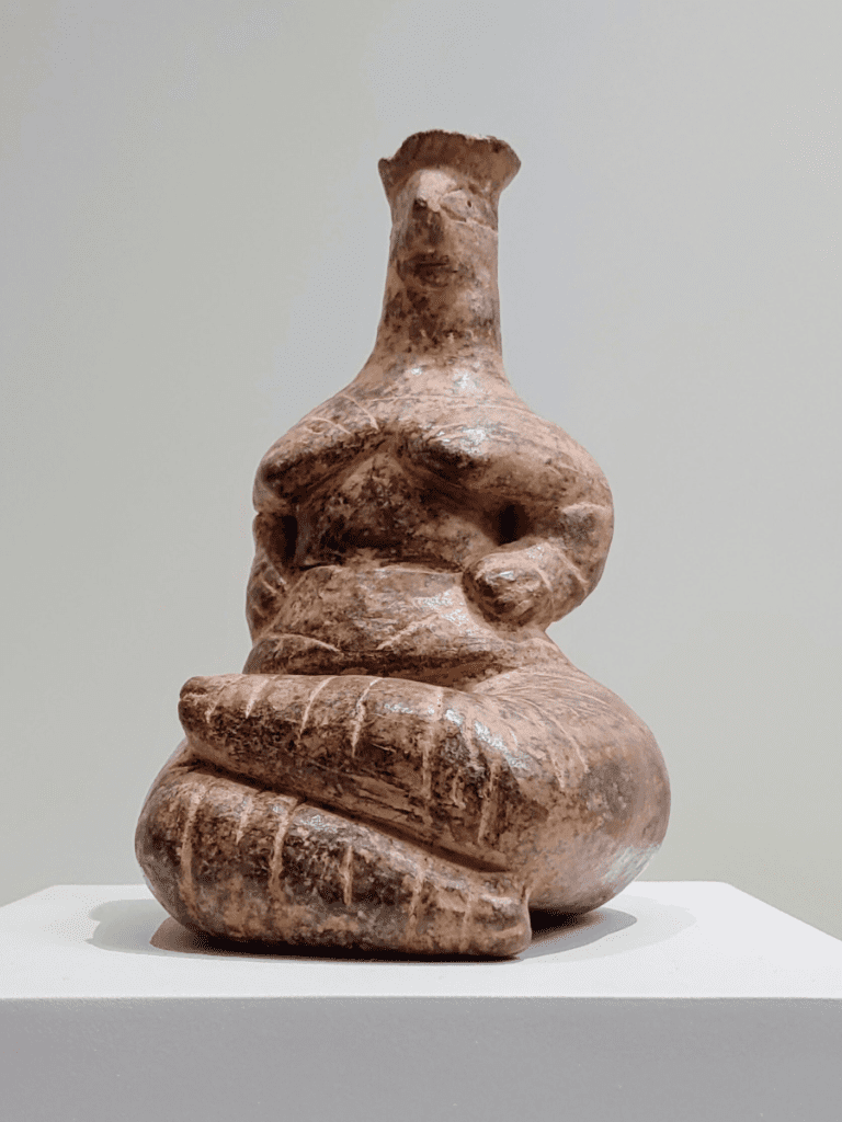 Clay Neolithic female figurine