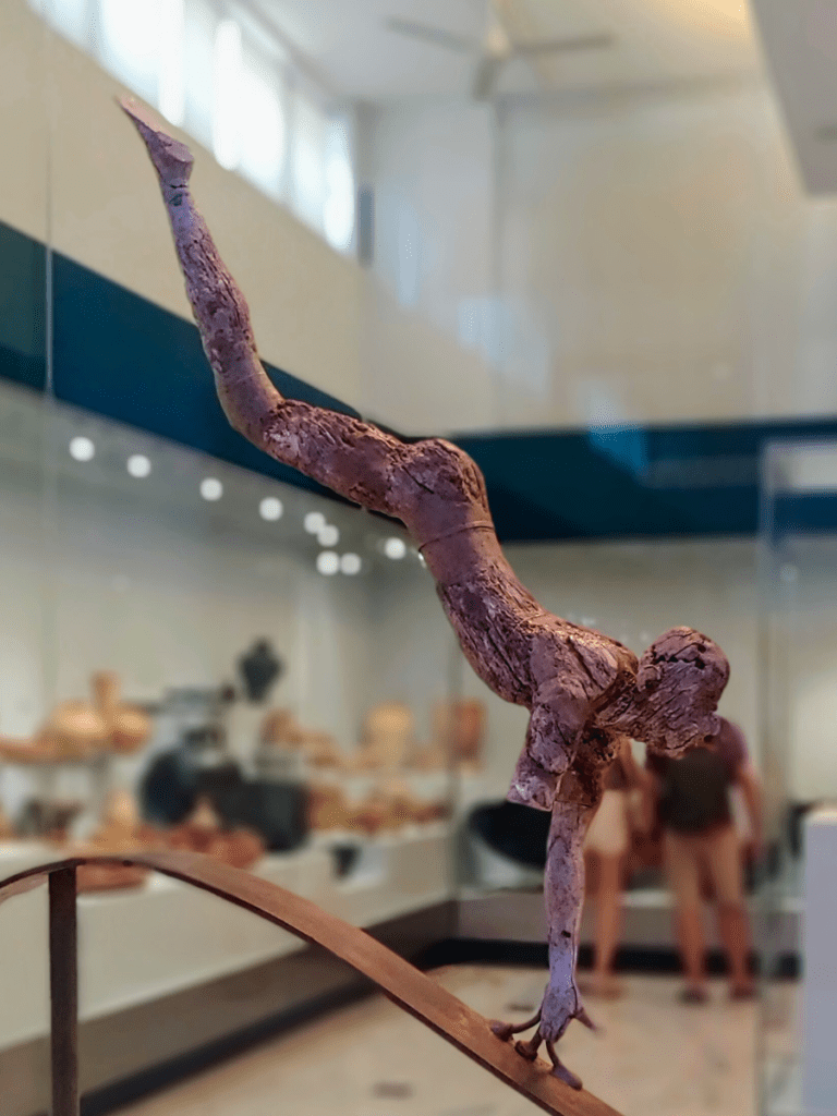 Ivory bull-leaper figurine
