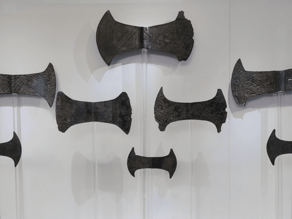 Bronze double axes