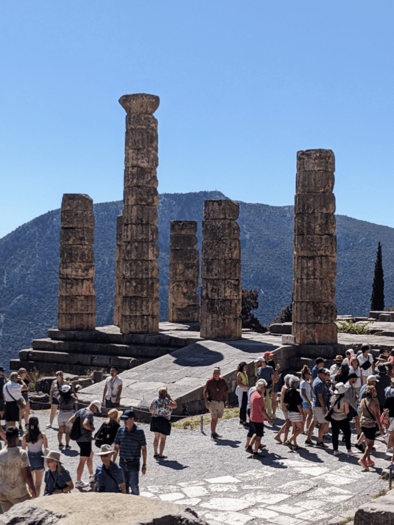 The Temple of Apollo, Delphi.