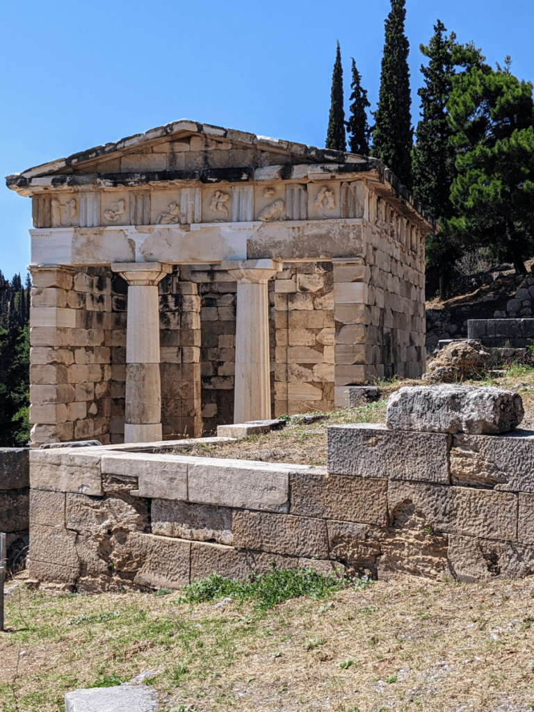 Athenian Treasury, Delphi