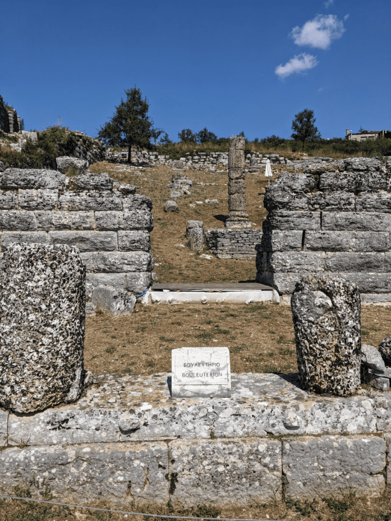 The bouleuterion at Dodona.