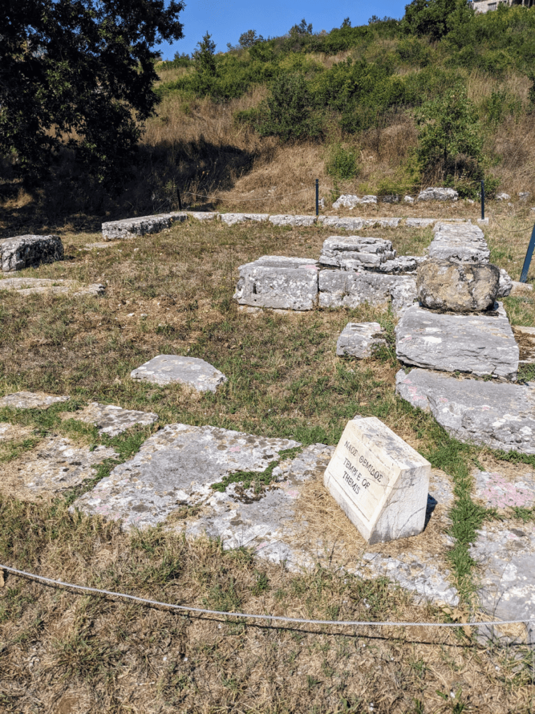 The Temple of Themis at Dodona.