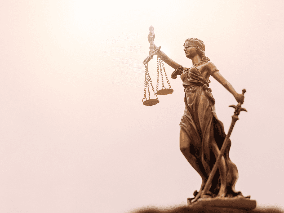 Statue of Themis as Lady Justice