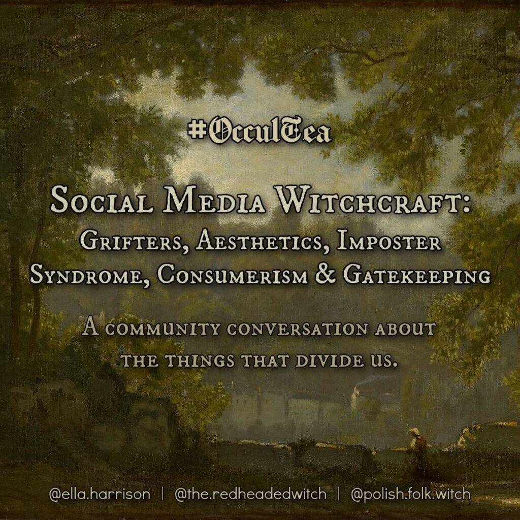#OcculTea title social media tile.