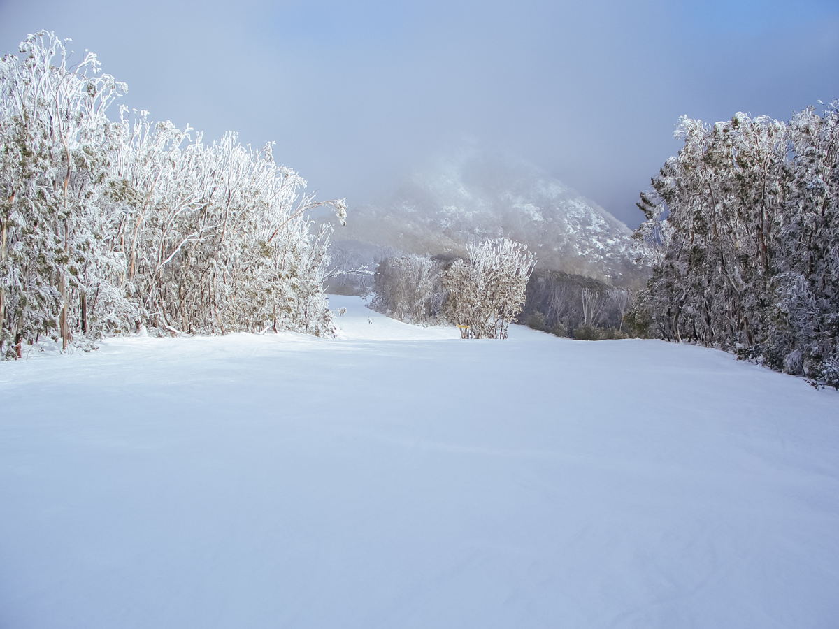 Mt Buller during Winter Solstice in Australia