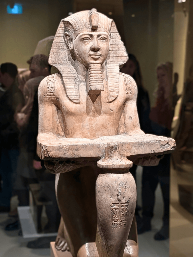 Statue of Pharaoh Ramses II as a high priest.