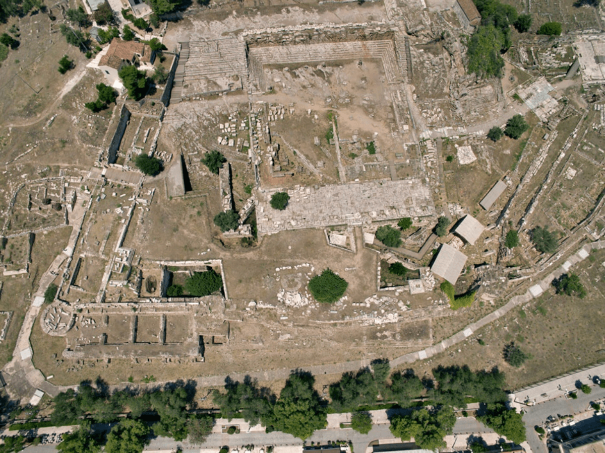 The archaeological site of Eleusis.