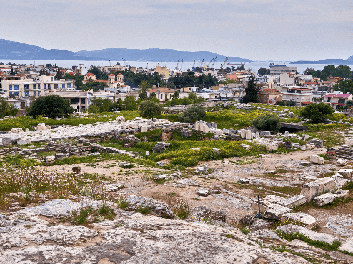 The archaeological site of Eleusis.