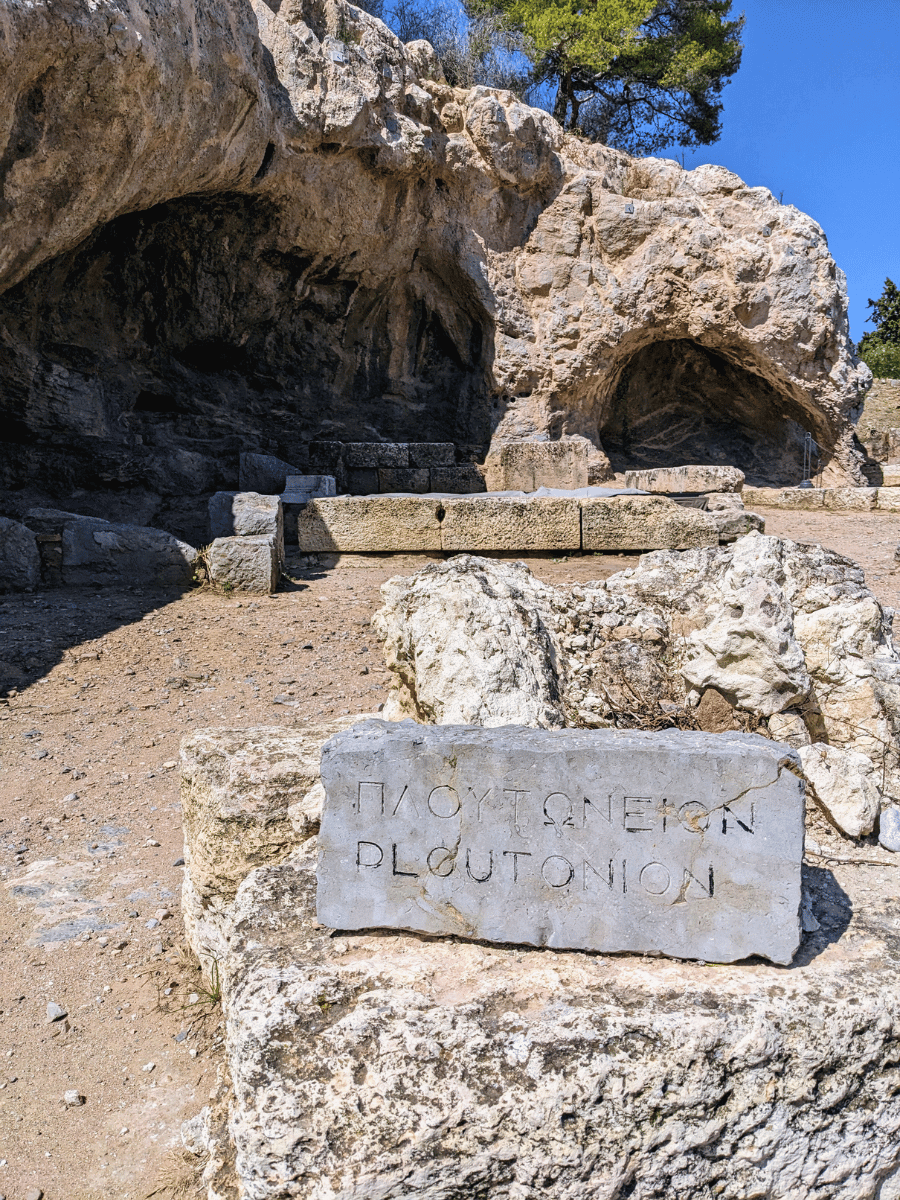The archaeological site of Eleusis.