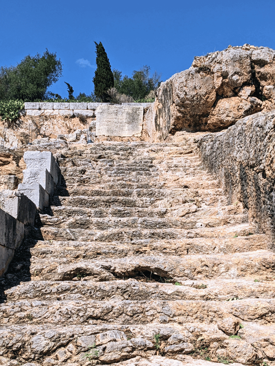 The archaeological site of Eleusis.