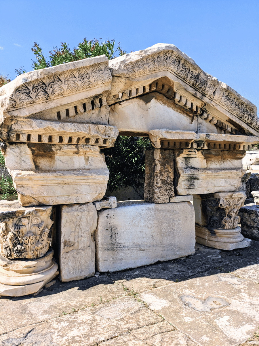 The archaeological site of Eleusis.