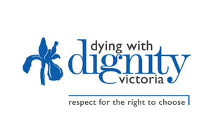 Dying with Dignity Victoria logo.