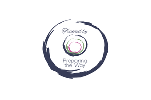 Preparing the Way training badge logo.