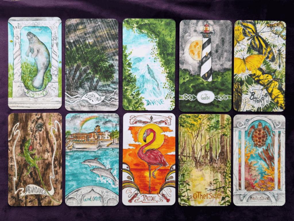 Floridian Mythos Oracle Deck.