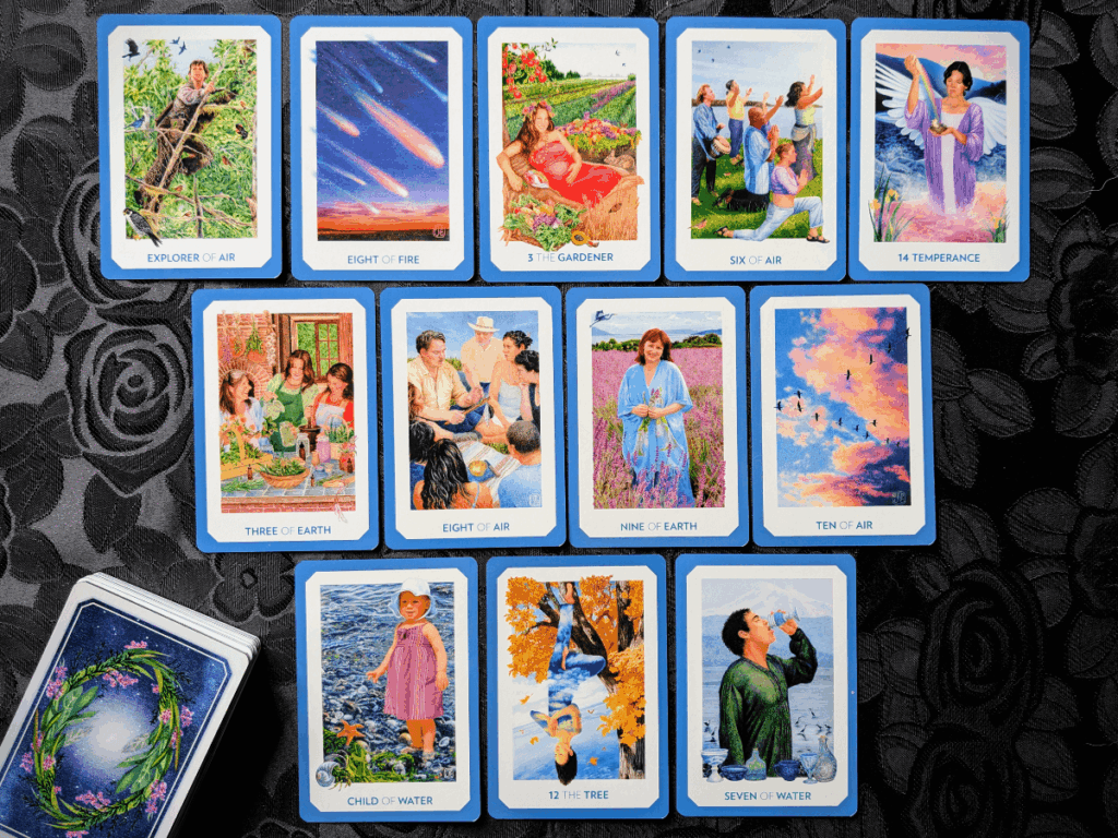Cards from the Gaian Tarot.