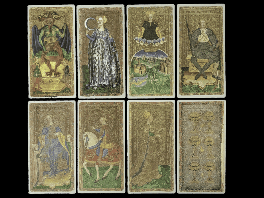 Cary-Yale Visconti tarot cards.
