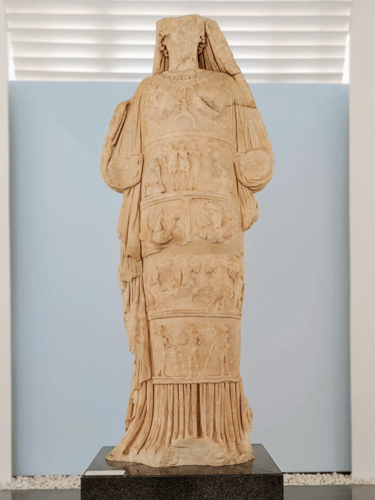 A statue of Aphrodite of the City.