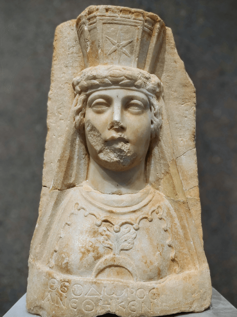 A relief of Aphrodite.